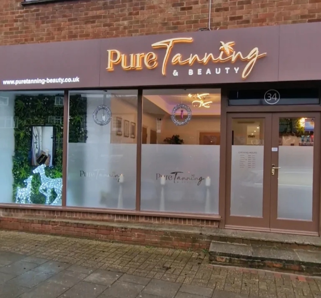 Pure Tanning and Beauty storefront in Merstham