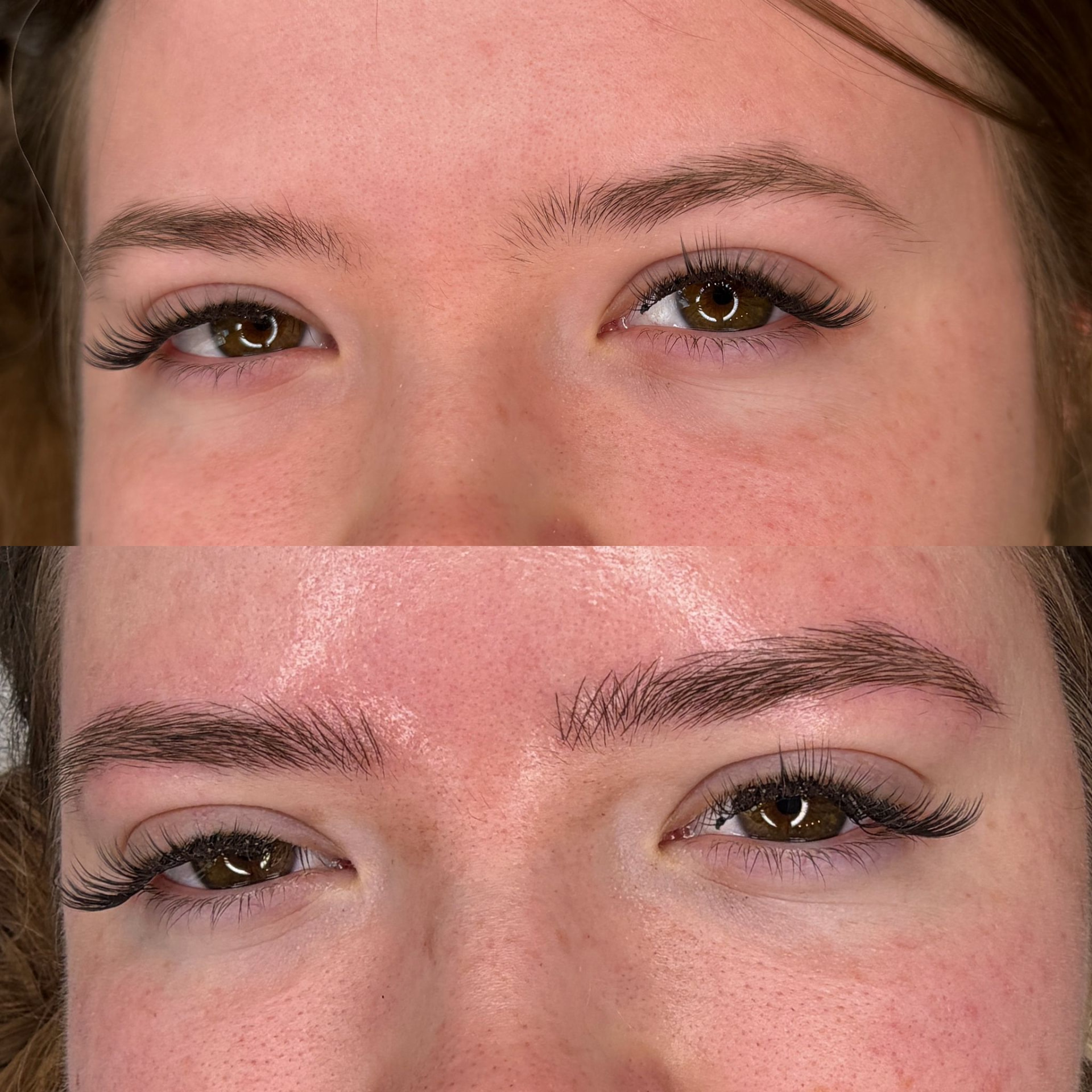 Microblading before and after